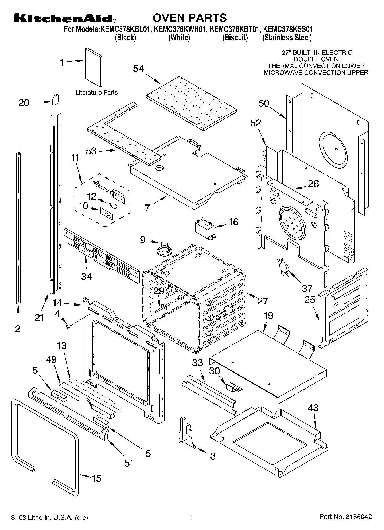 01 - OVEN PARTS