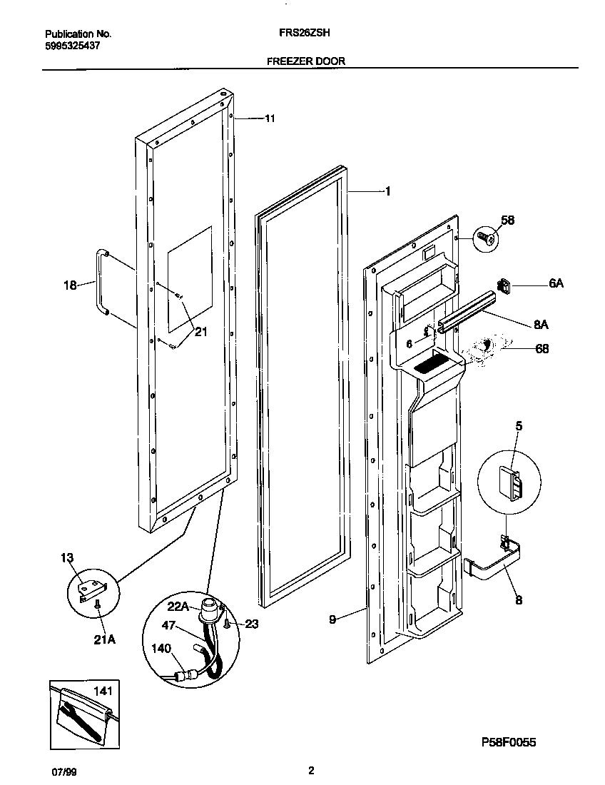 02 - FREEZER DOOR