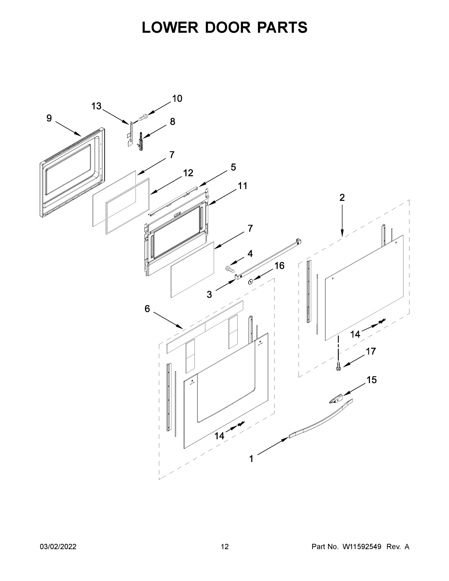 07 - LOWER DOOR PARTS