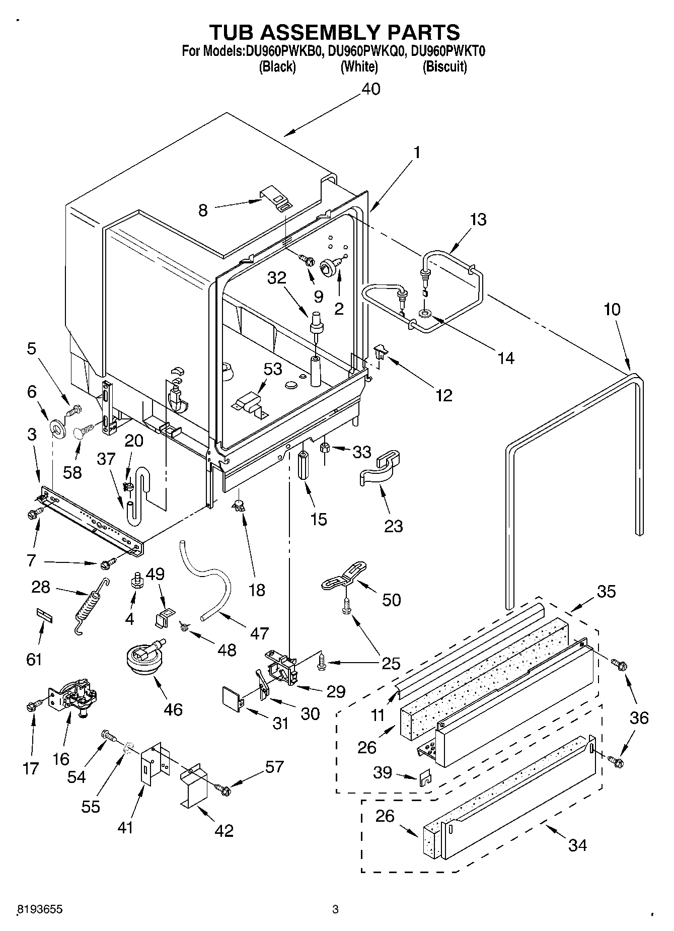 03 - TUB ASSEMBLY