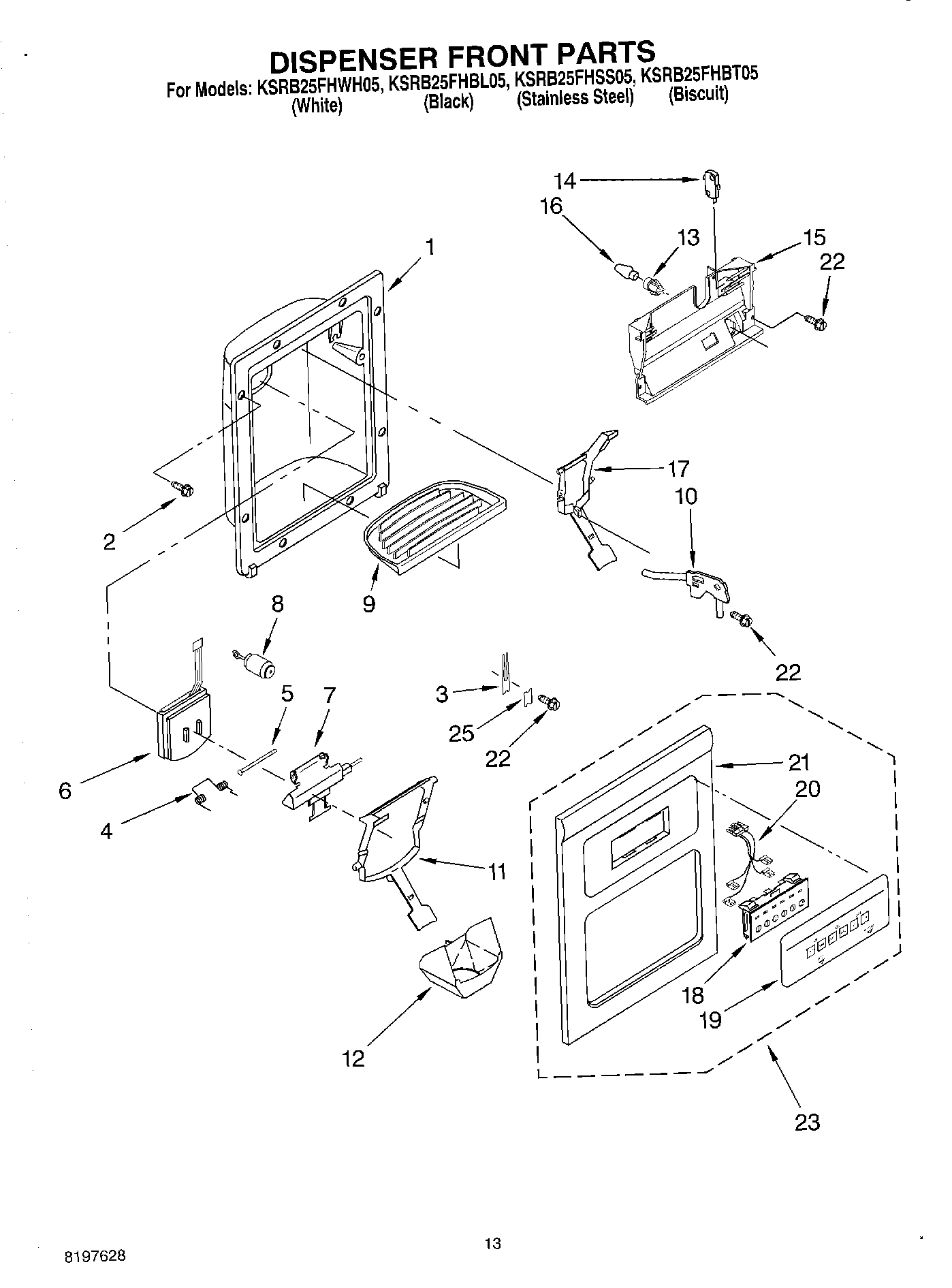08 - DISPENSER FRONT
