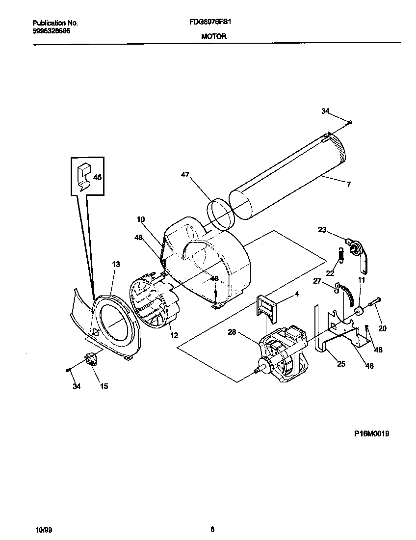 05 - P16M0019 MOTOR,BLOWER