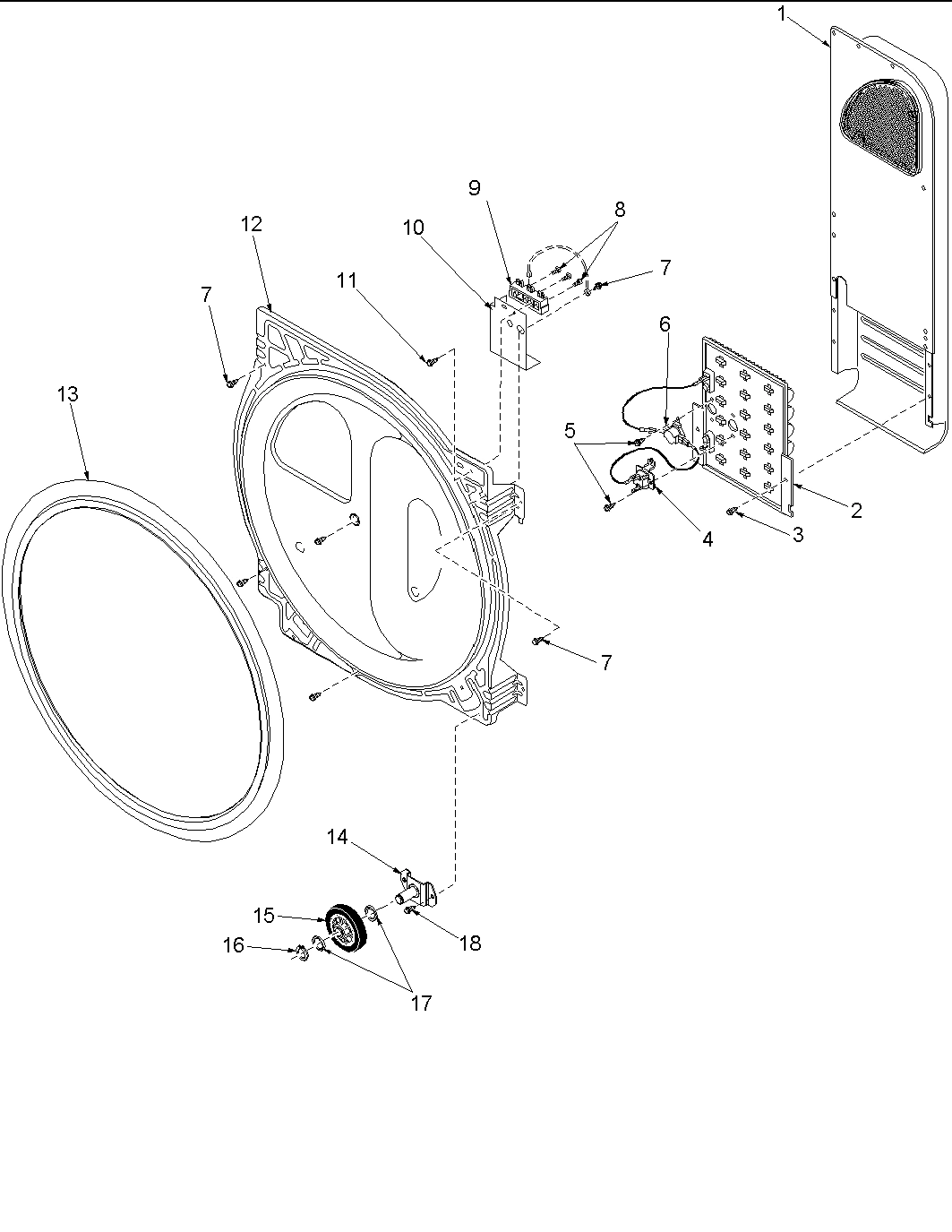 06 - Rear Bulkhead, Rollers & Air Duct
