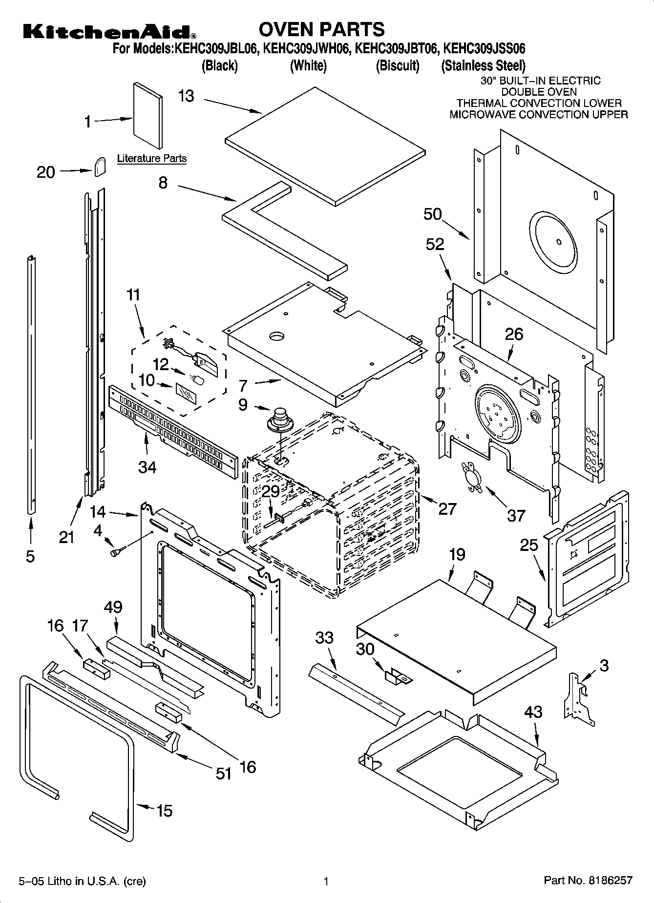 01 - OVEN PARTS