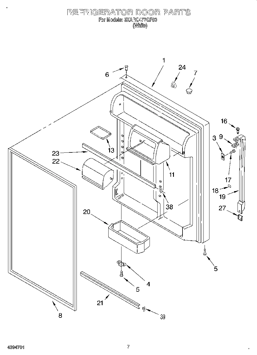 04 - REFRIGERATOR DOOR
