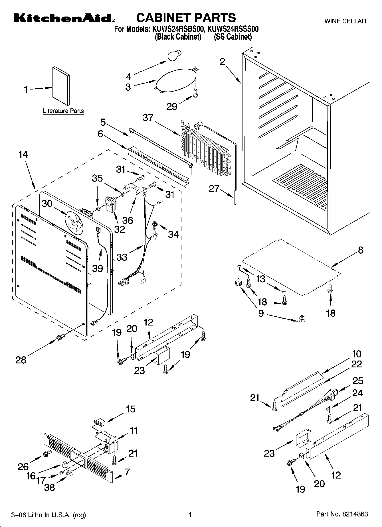 01 - CABINET PARTS