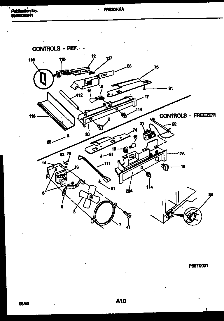 06 - REFRIGERATOR CONTROL ASSEMBLY, DAMP