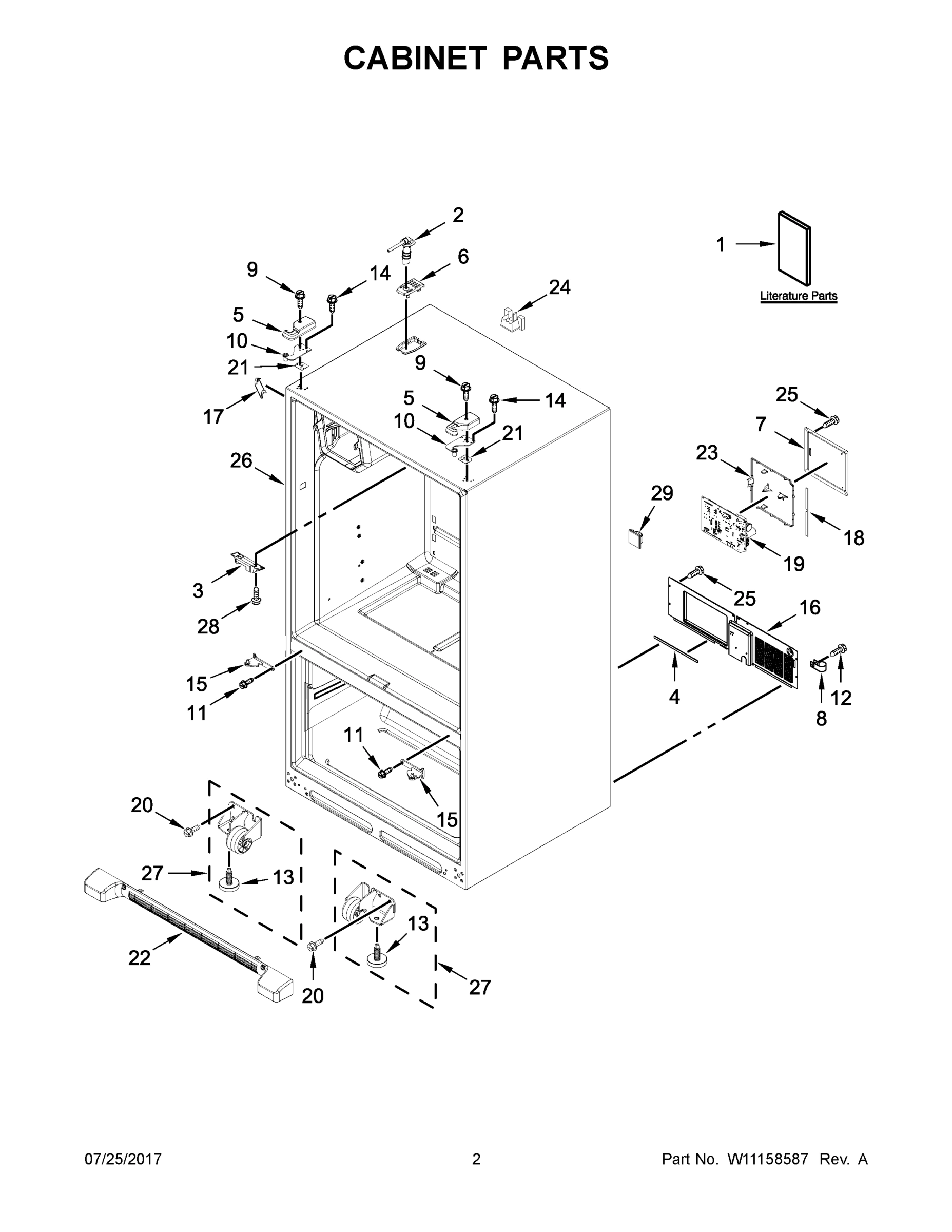 02 - CABINET PARTS