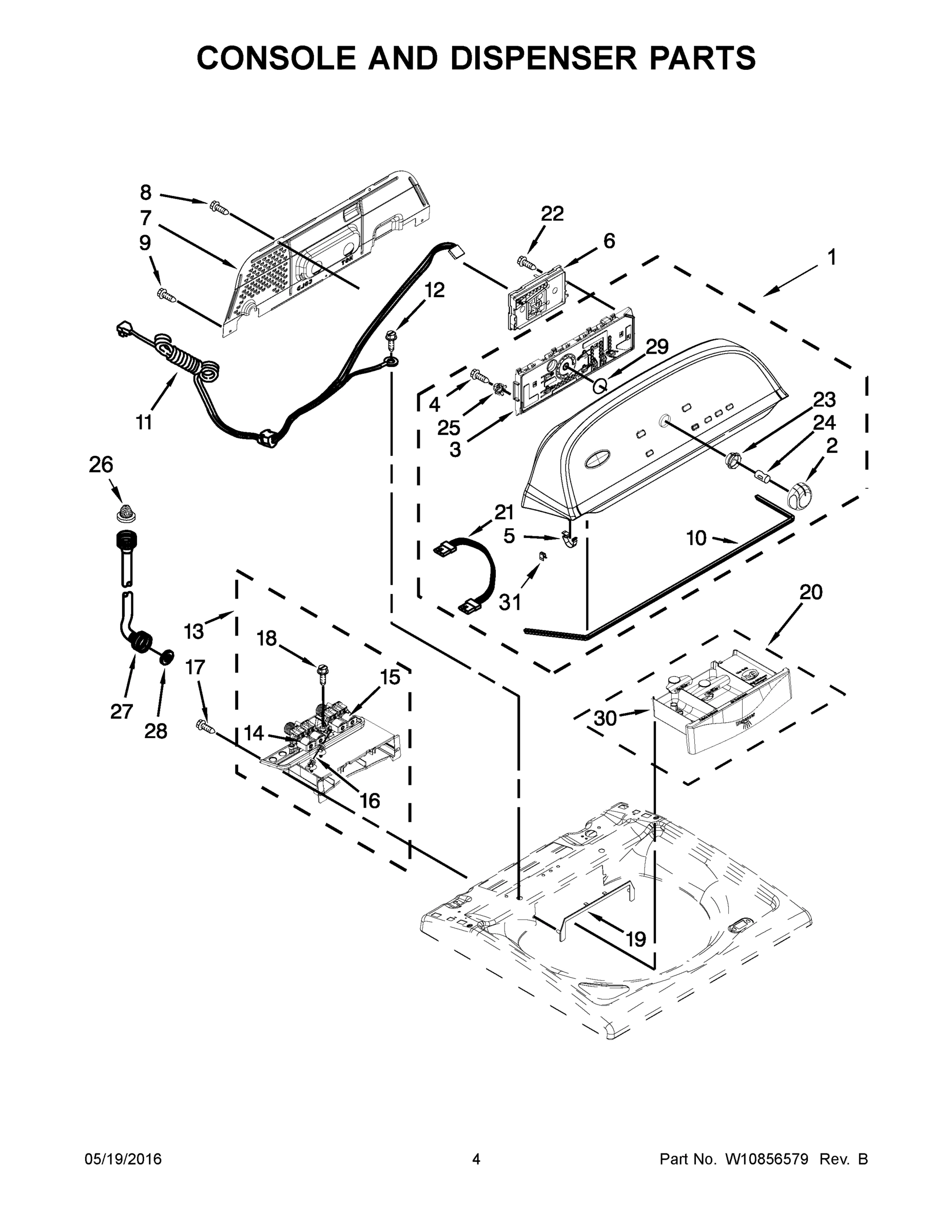 03 - CONSOLE AND DISPENSER PARTS