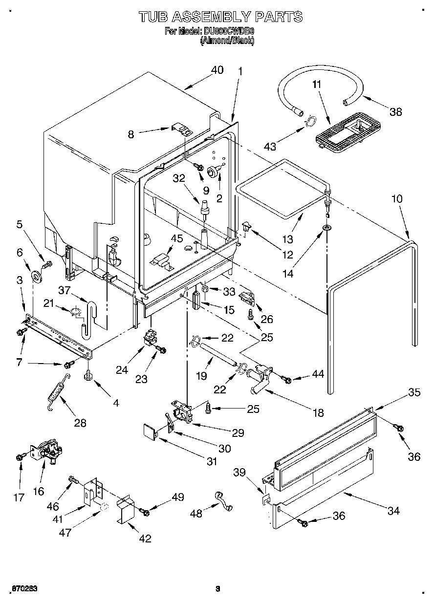 03 - TUB ASSEMBLY