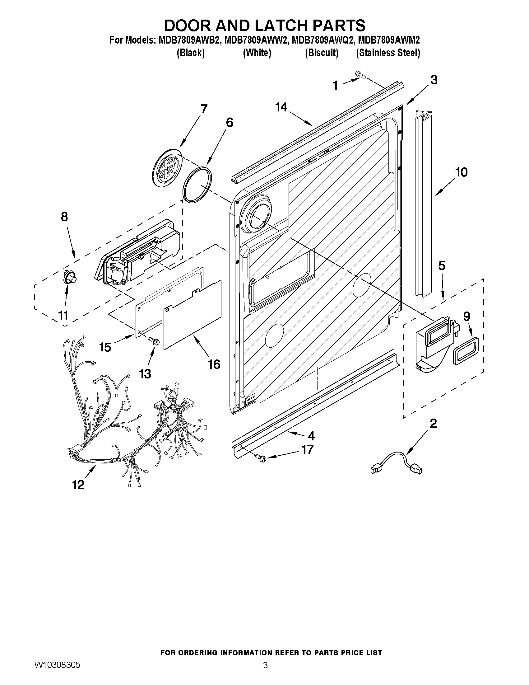 03 - DOOR AND LATCH PARTS