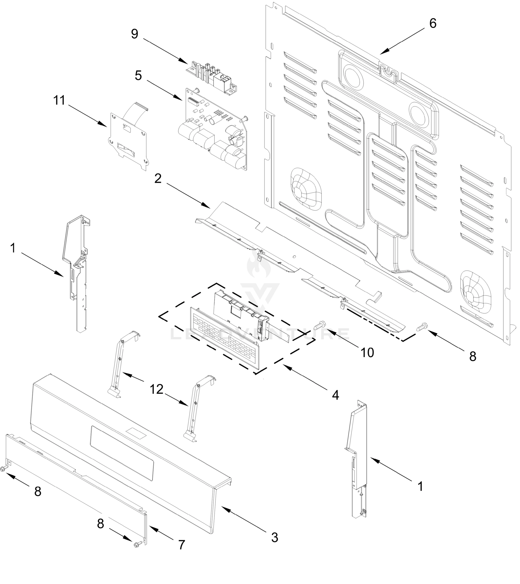 CONTROL PANEL PARTS