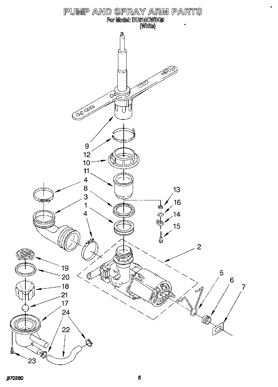 04 - PUMP AND SPRAY ARM
