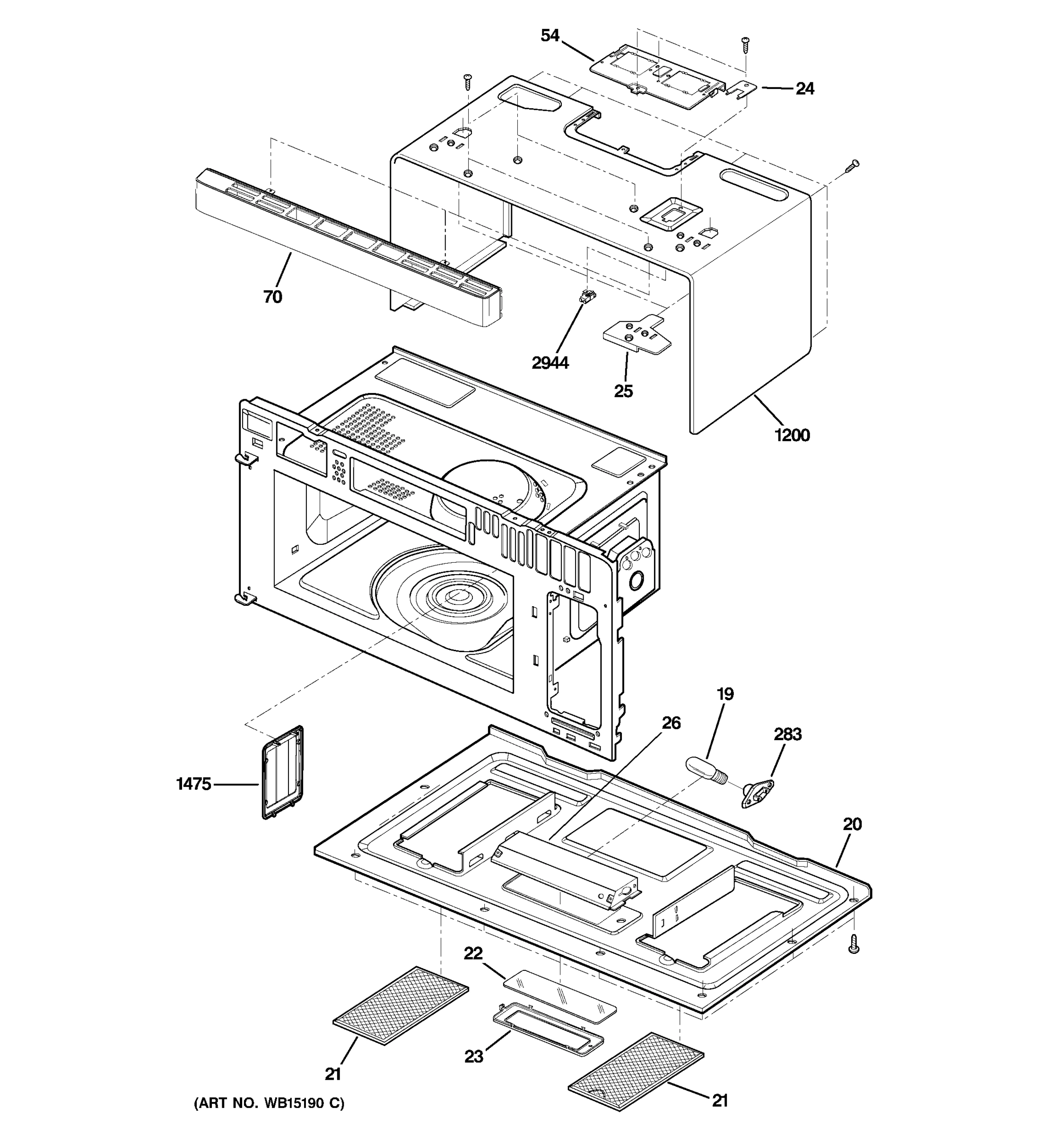 OVEN CAVITY PARTS
