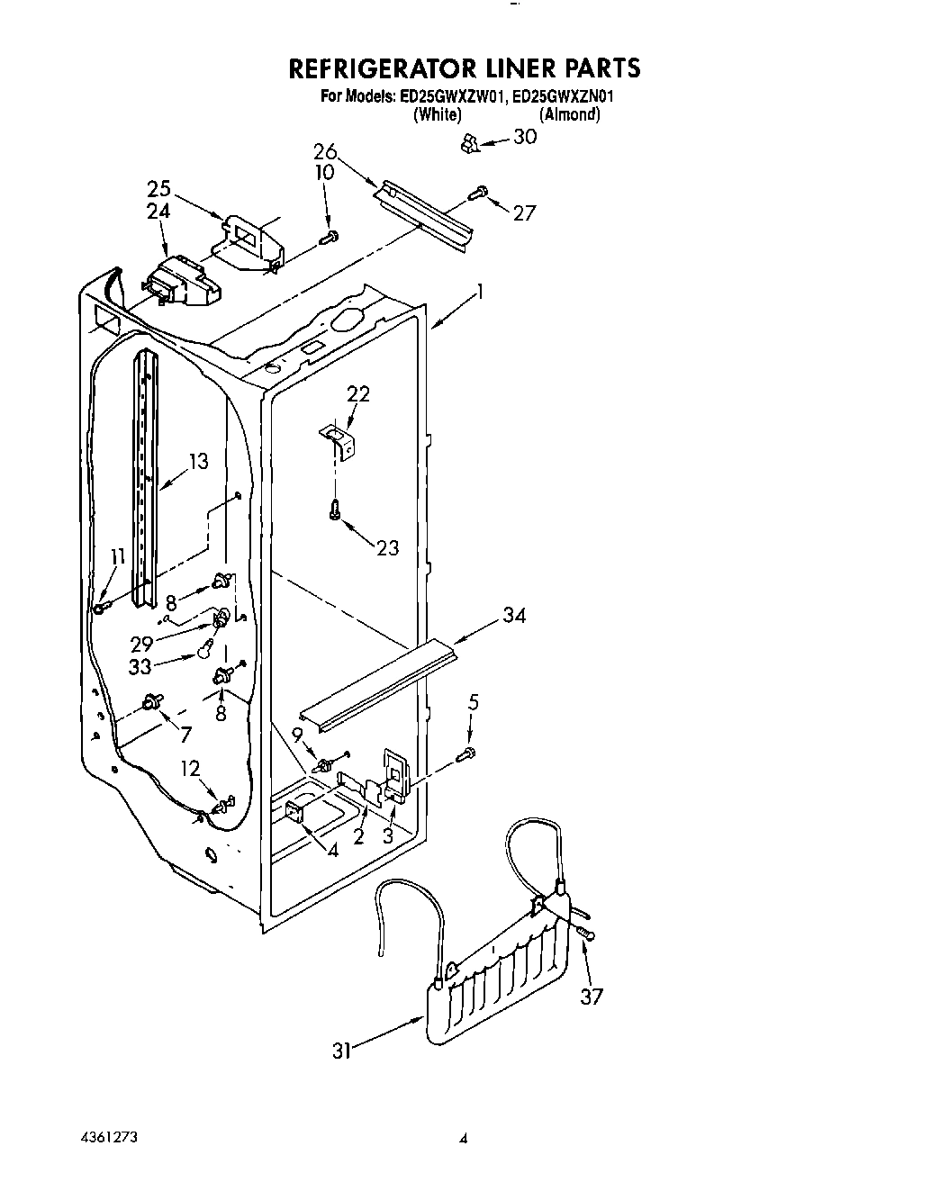 03 - REFRIGERATOR LINER
