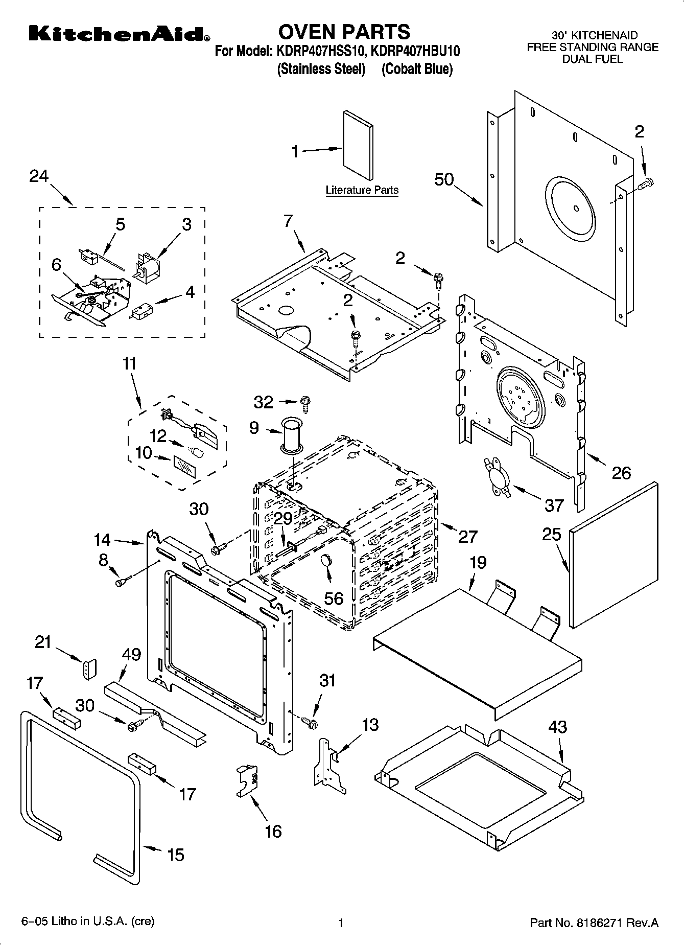 01 - OVEN PARTS
