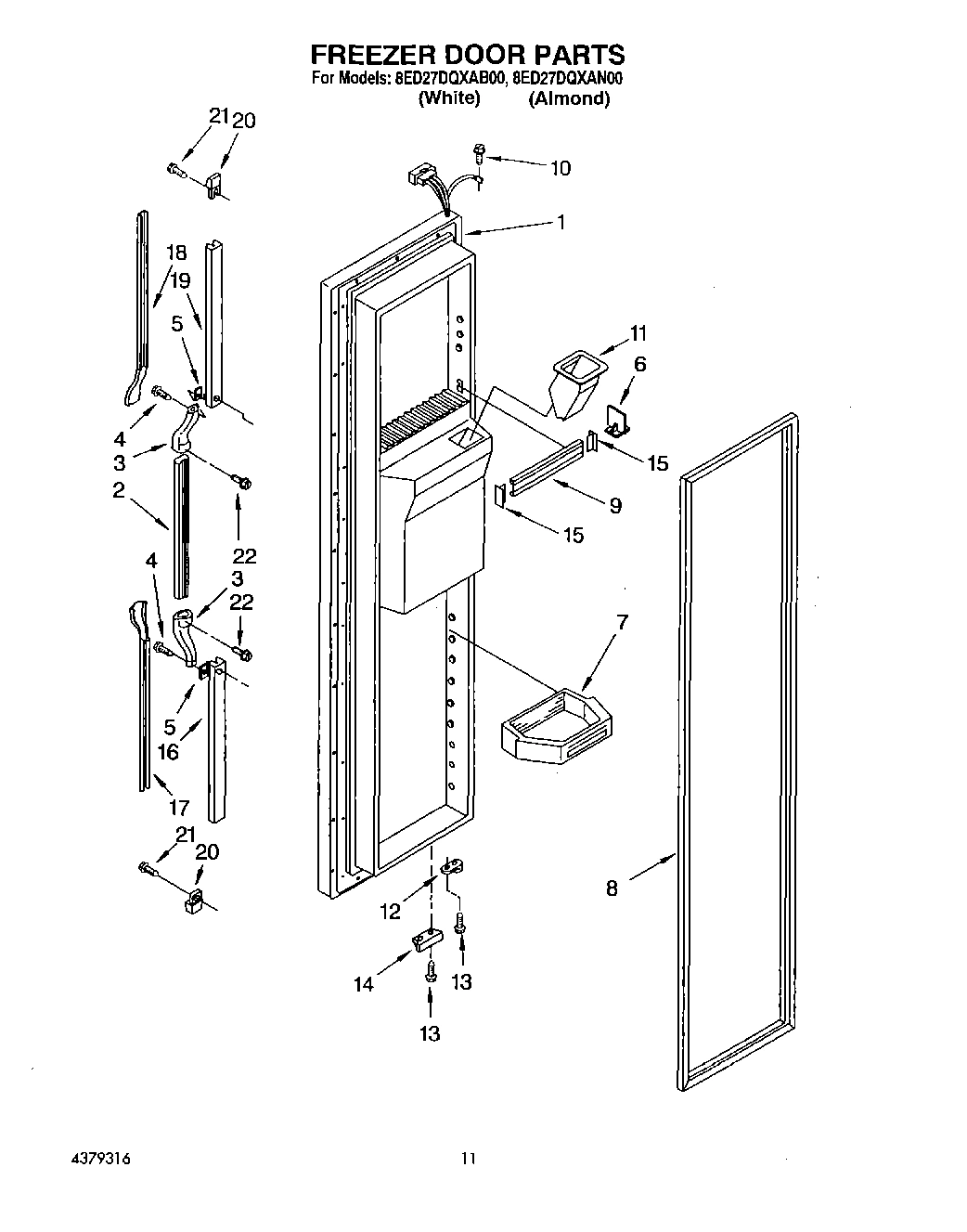 07 - FREEZER DOOR