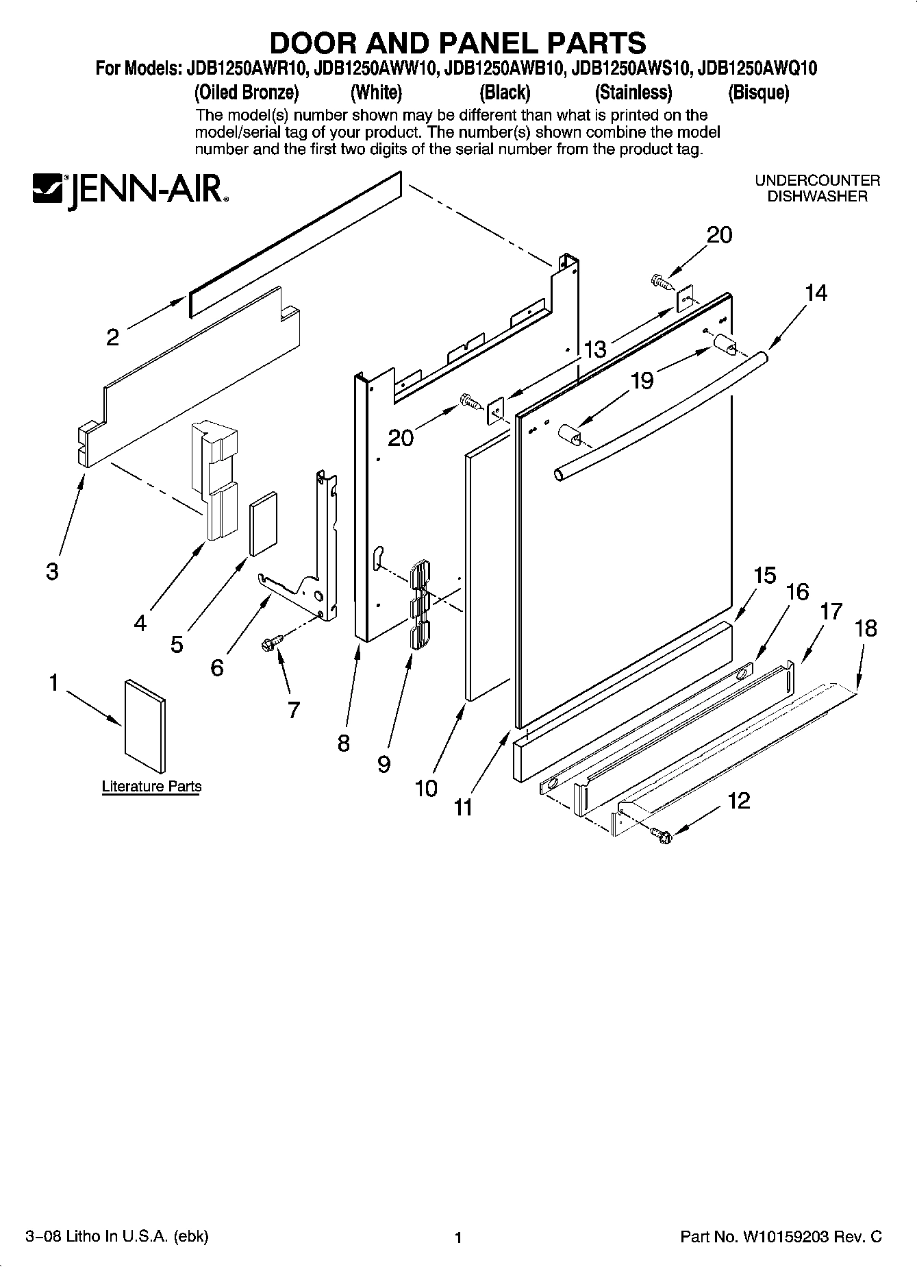 01 - DOOR AND PANEL PARTS