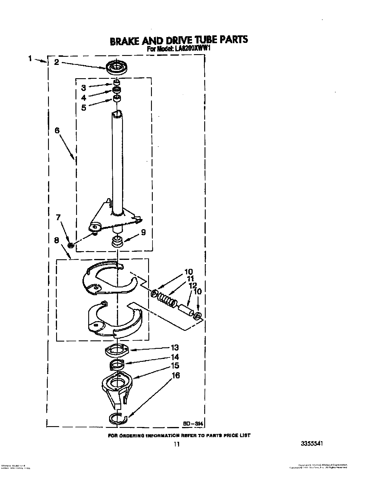 09 - BRAKE AND DRIVE TUBE