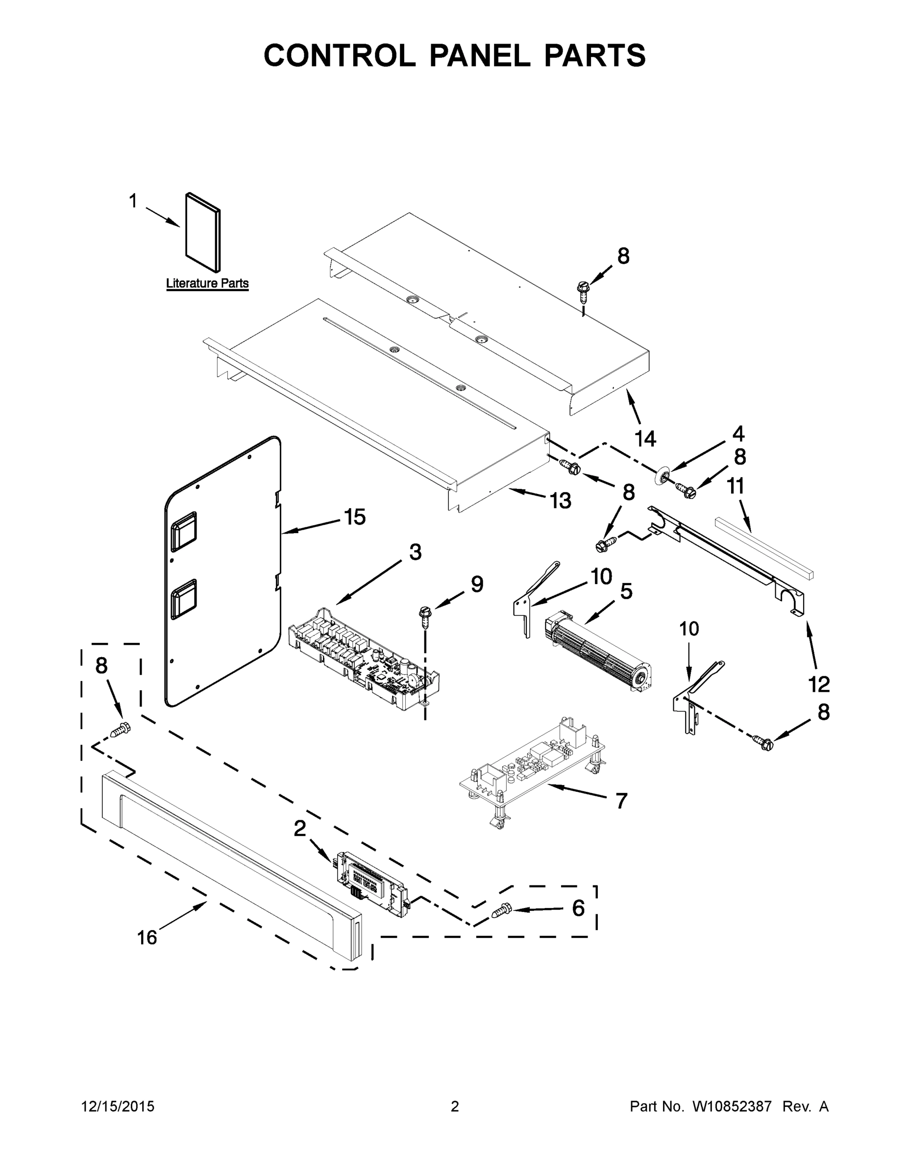 02 - CONTROL PANEL PARTS