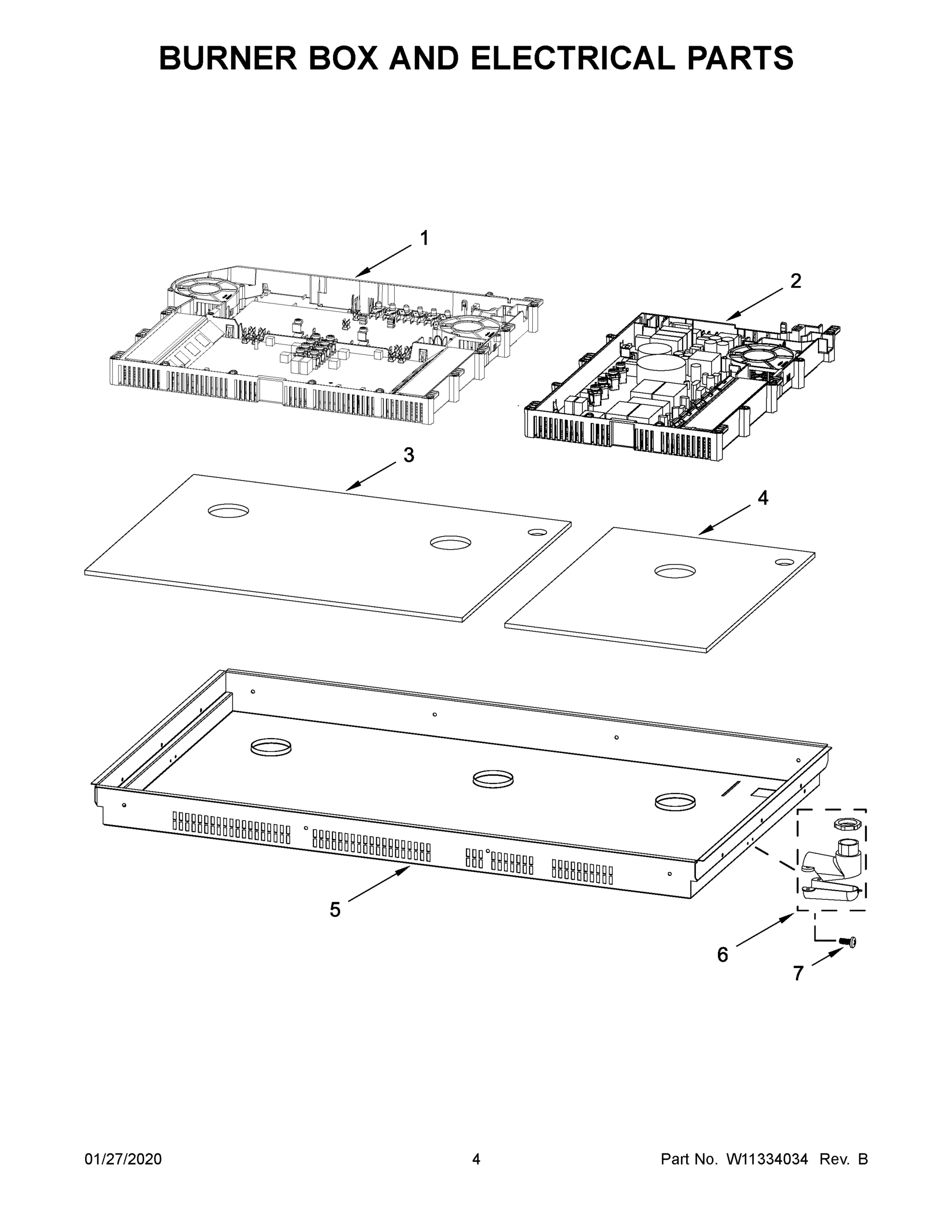 03 - BURNER BOX AND ELECTRICAL PARTS