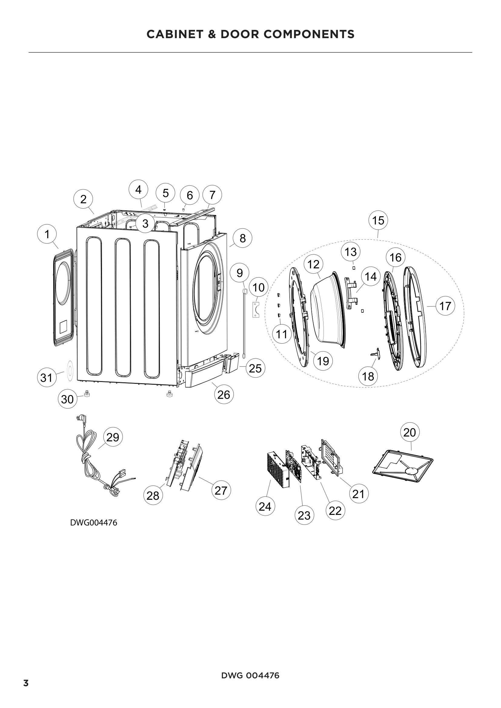 CABINET & DOOR COMPONENTS