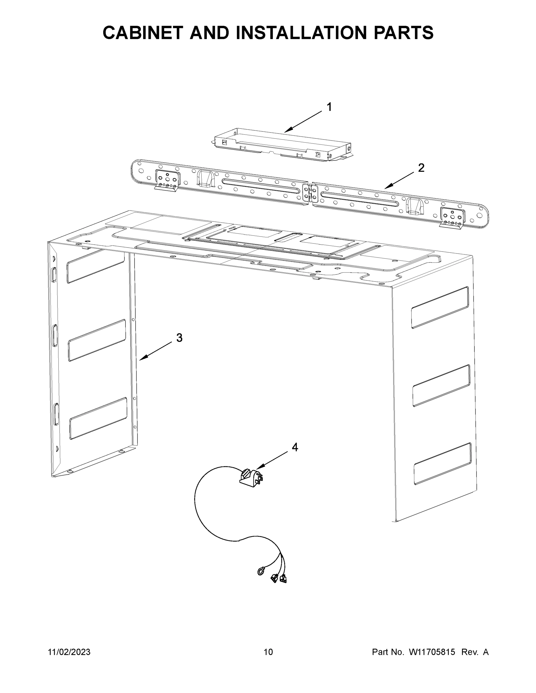 06 - CABINET AND INSTALLATION PARTS