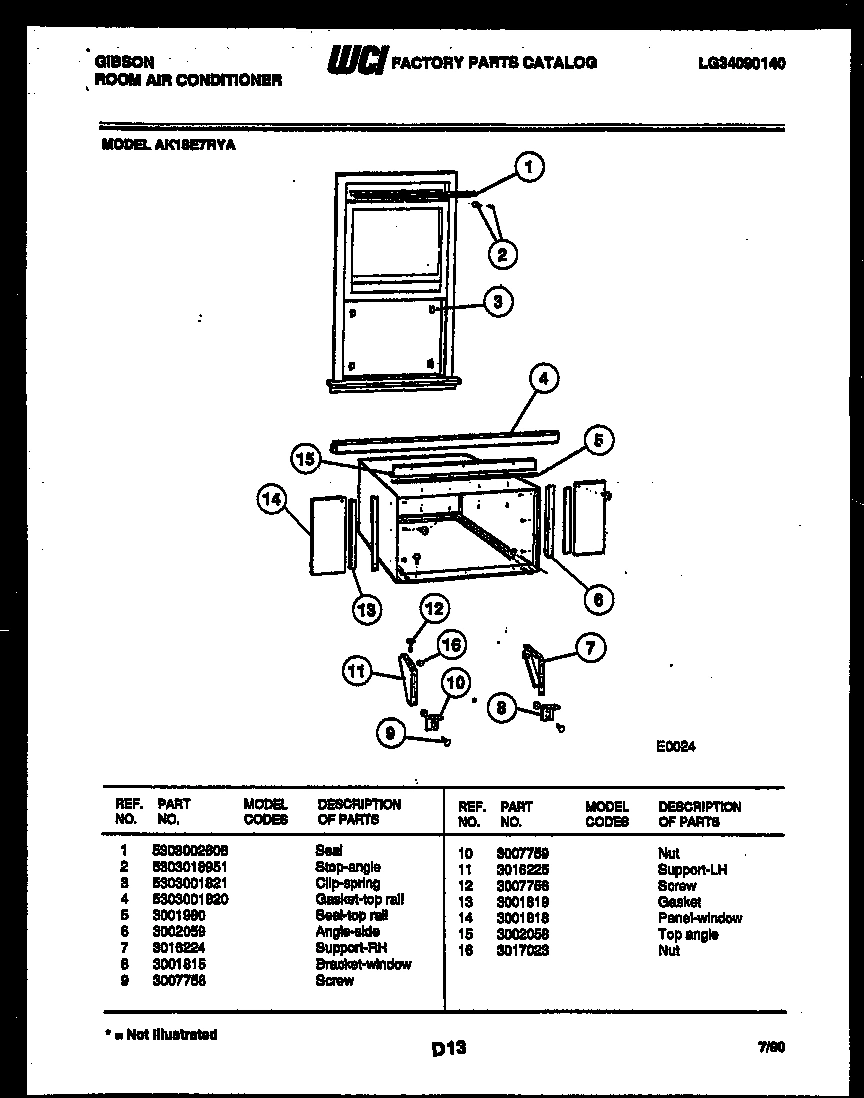 06 - CABINET AND INSTALLATION PARTS