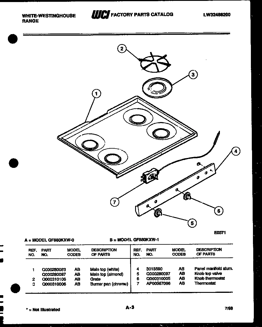 03 - COOKTOP PARTS