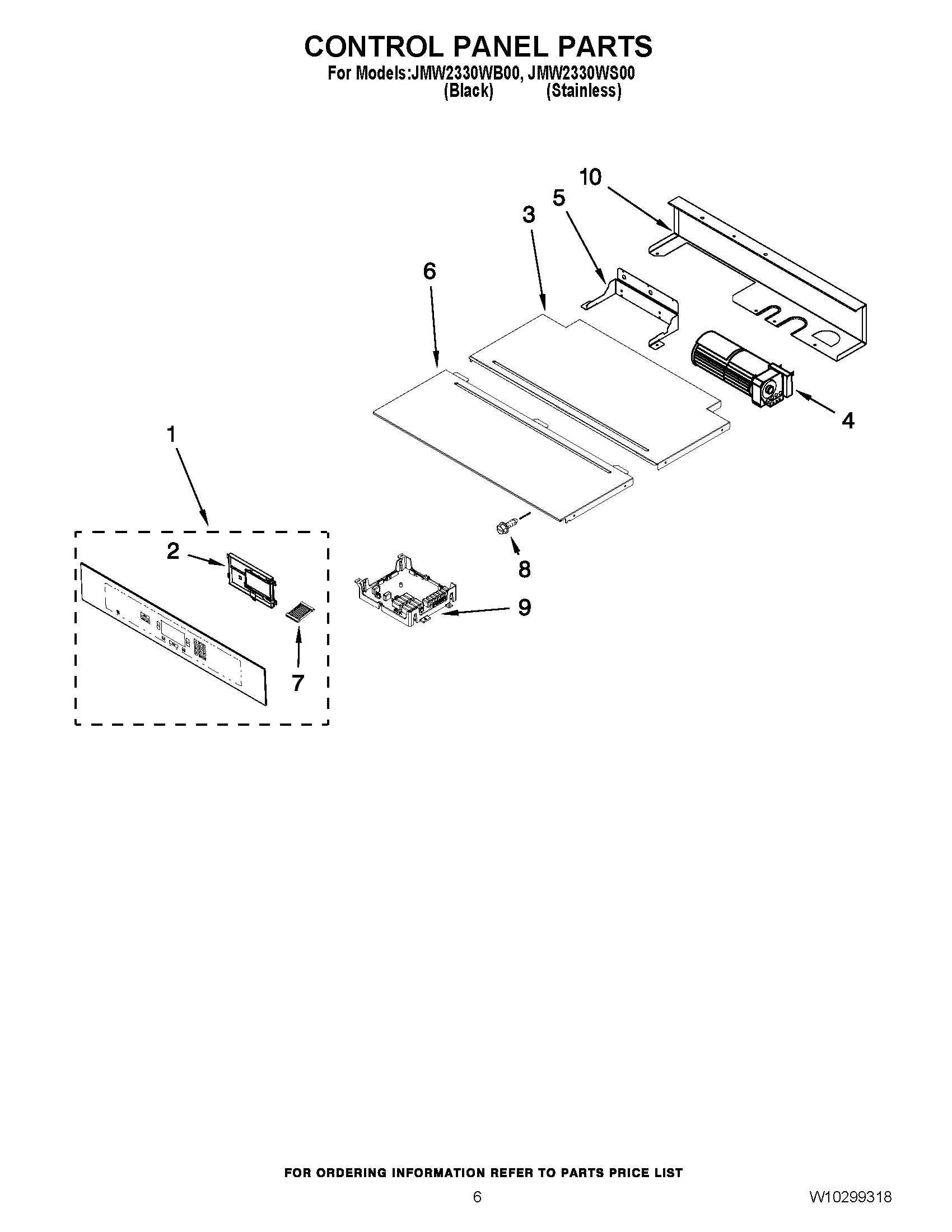 04 - CONTROL PANEL PARTS