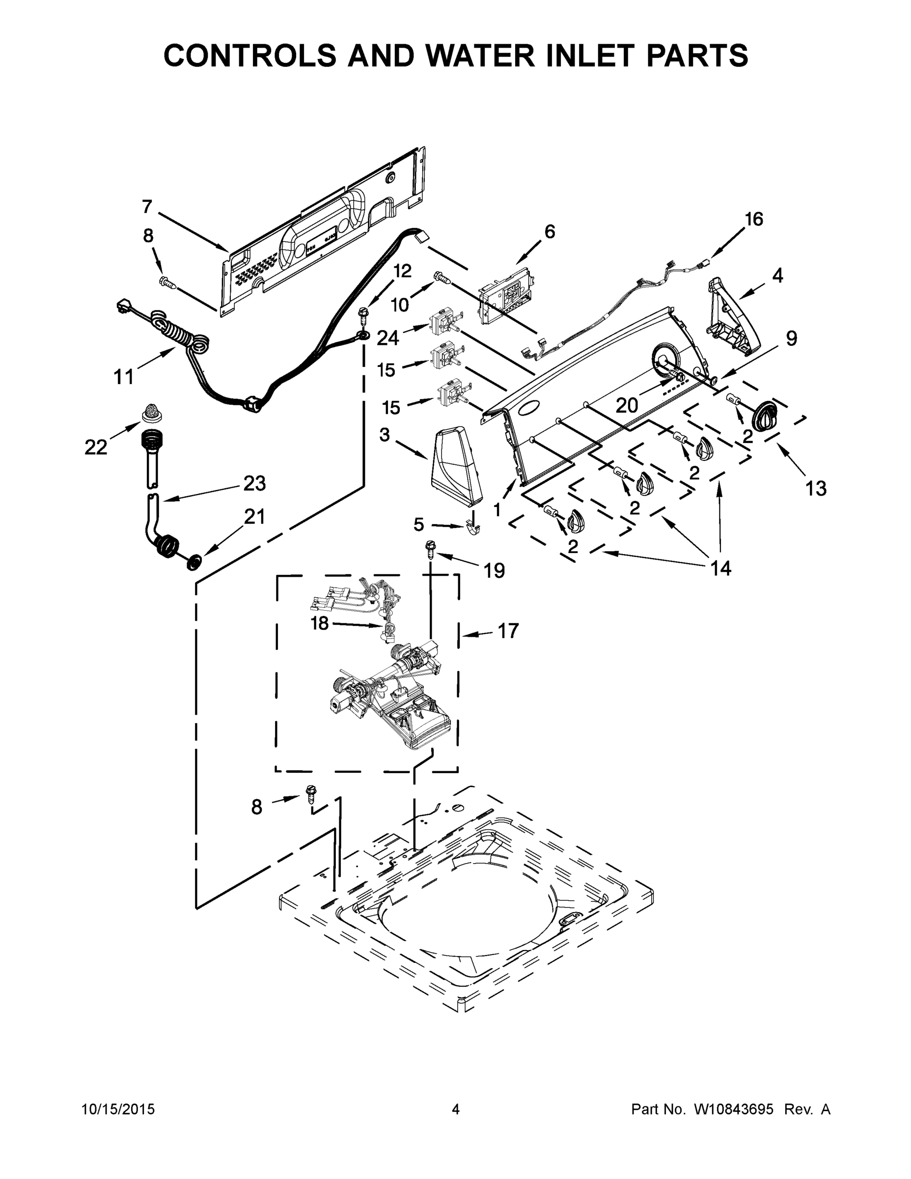 03 - CONTROLS AND WATER INLET PARTS