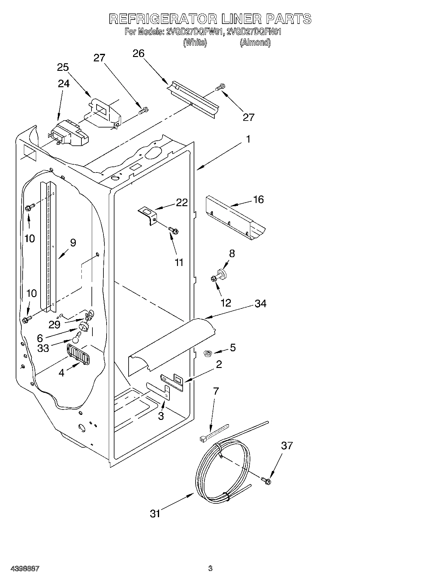 02 - REFRIGERATOR LINER