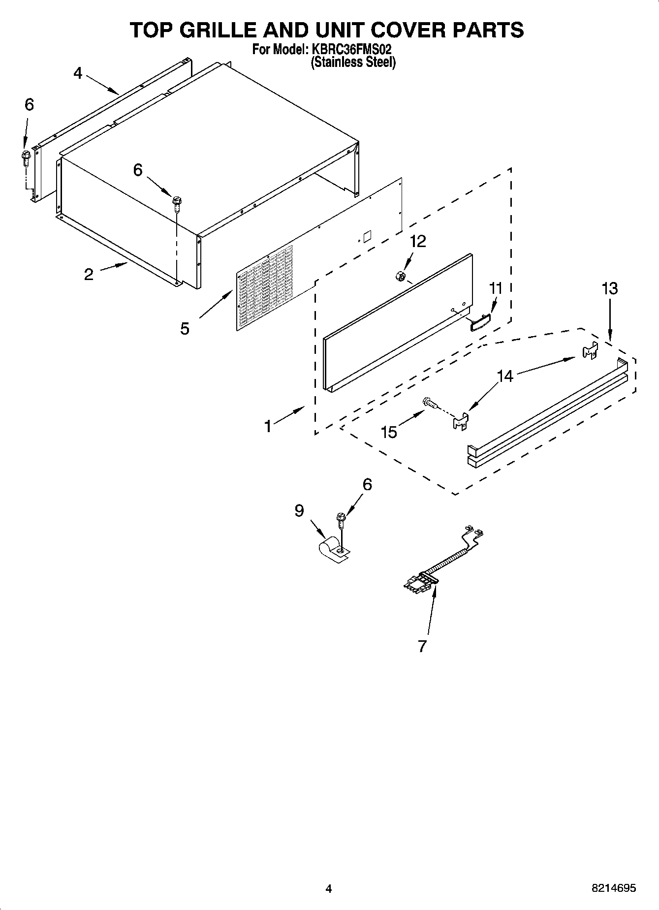 03 - TOP GRILLE AND UNIT COVER PARTS