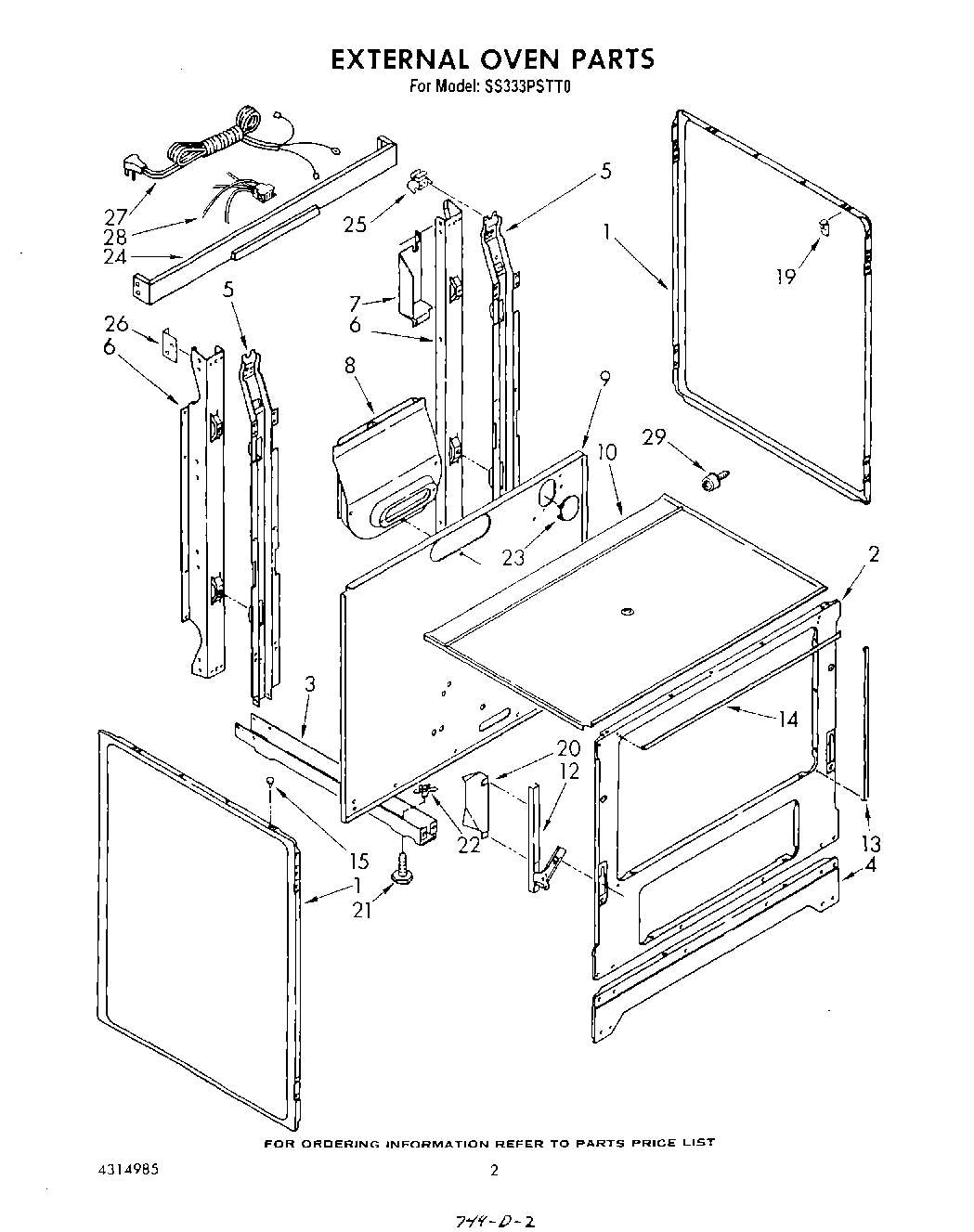 02 - EXTERNAL OVEN , NOT ILLUSTRATED AND OPTIONAL