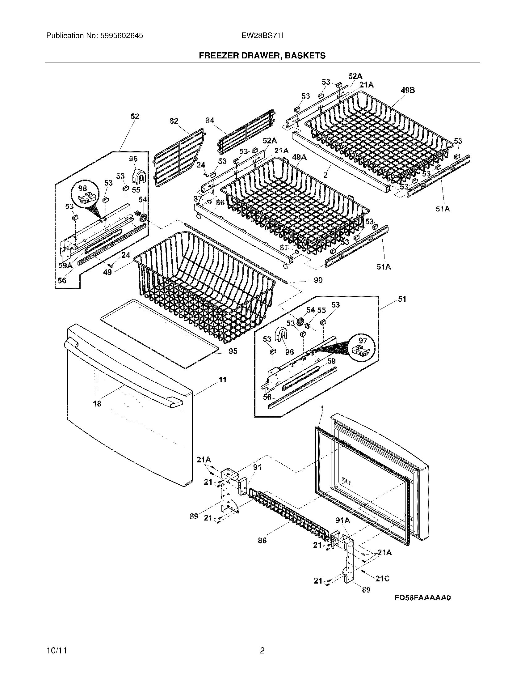 03 - FREEZER DRAWER/BASKETS