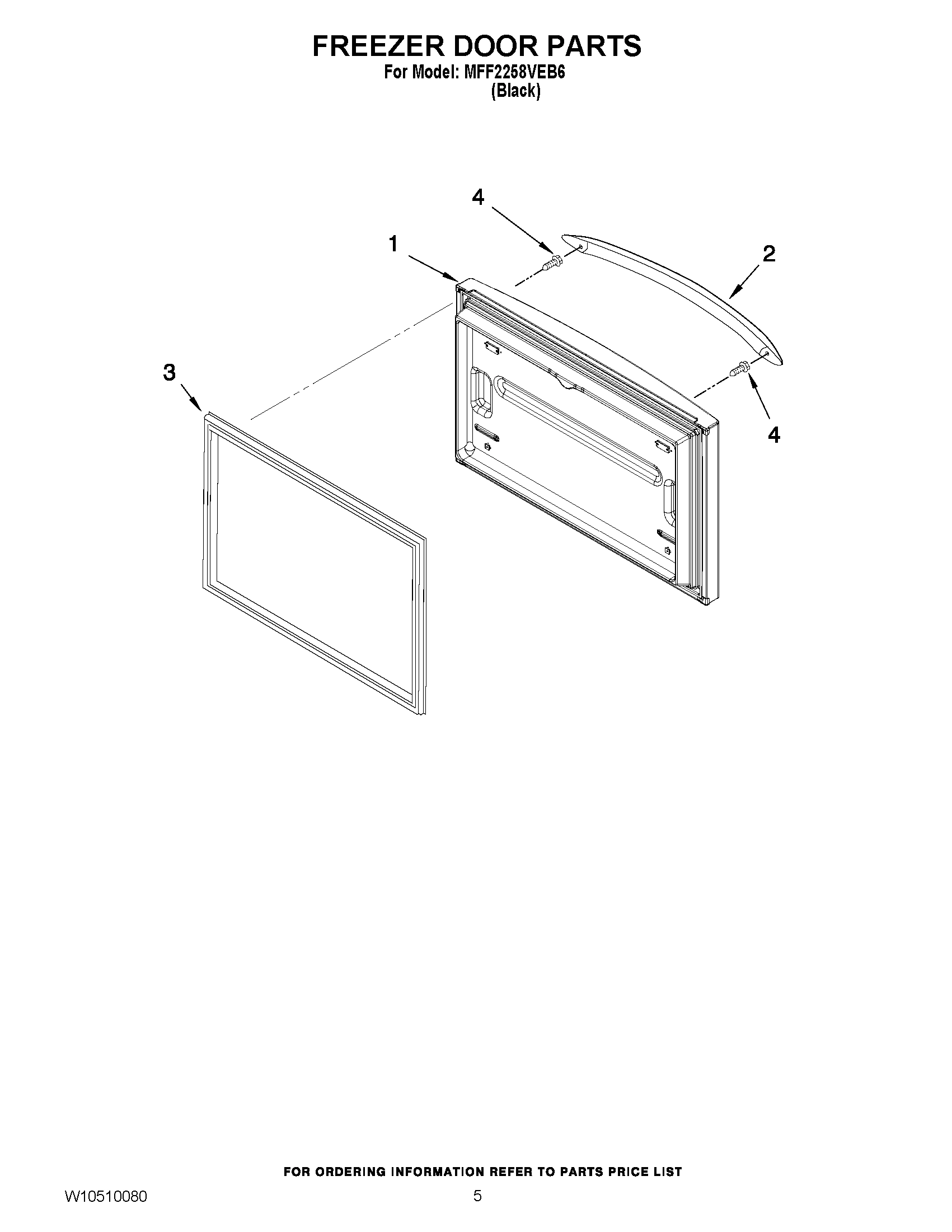 03 - FREEZER DOOR PARTS