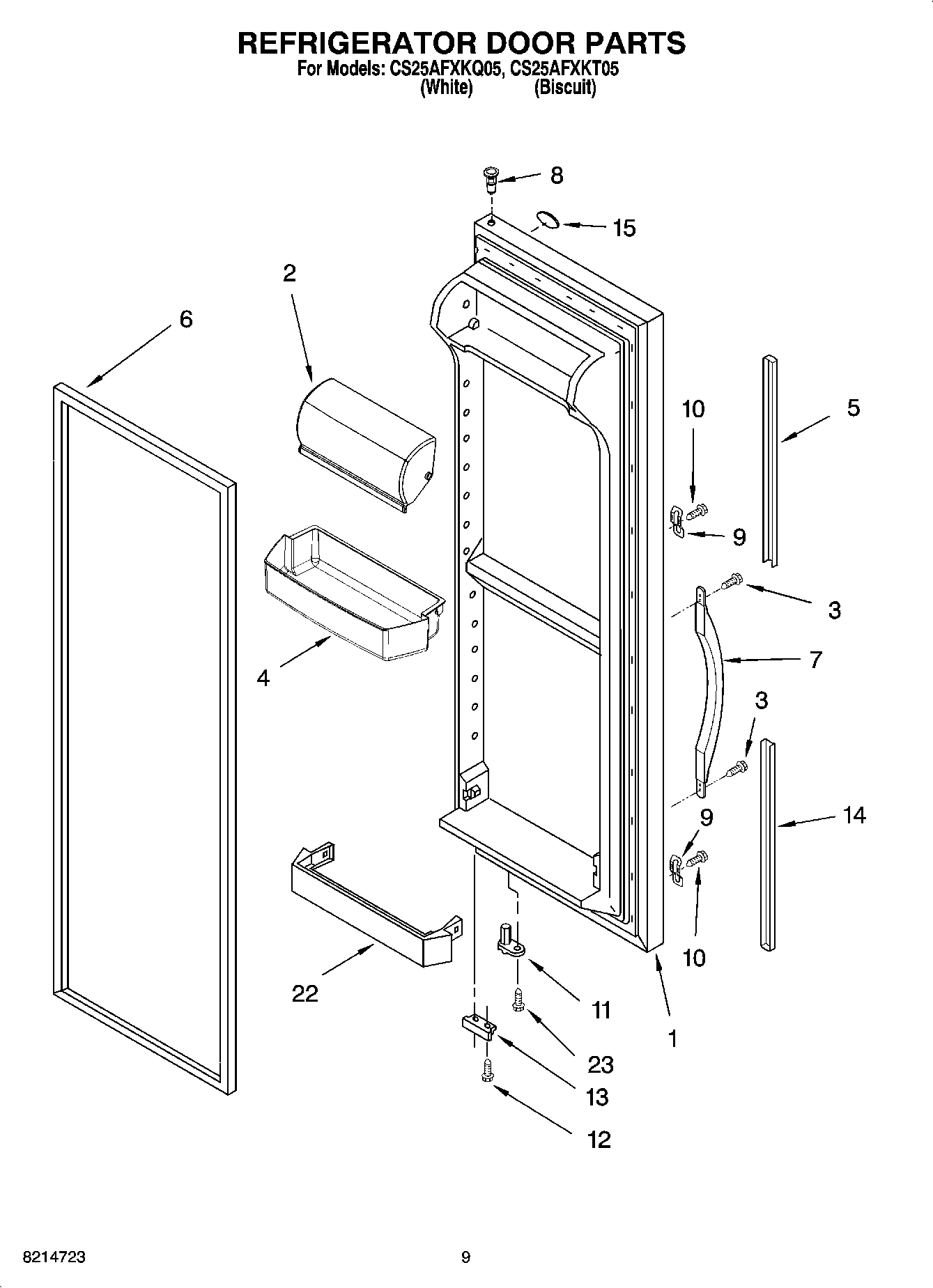 06 - REFRIGERATOR DOOR PARTS