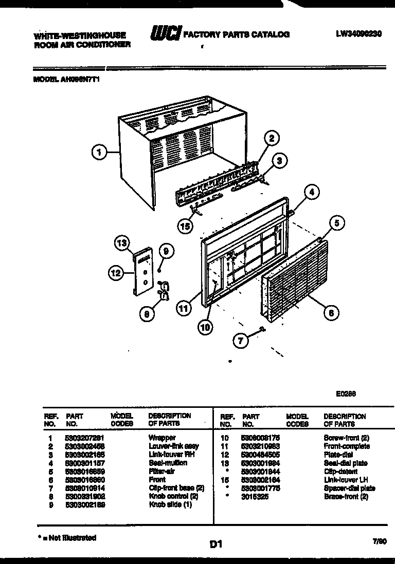 02 - CABINET PARTS