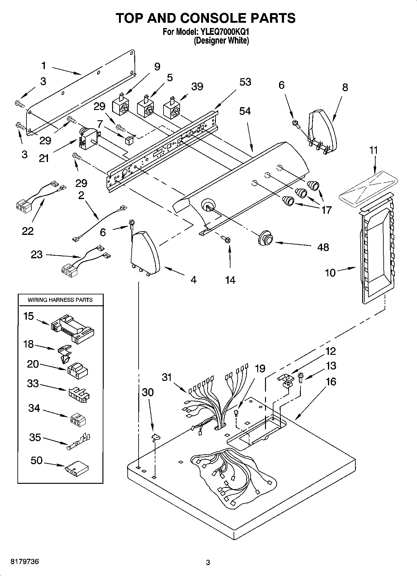 02 - TOP AND CONSOLE PARTS
