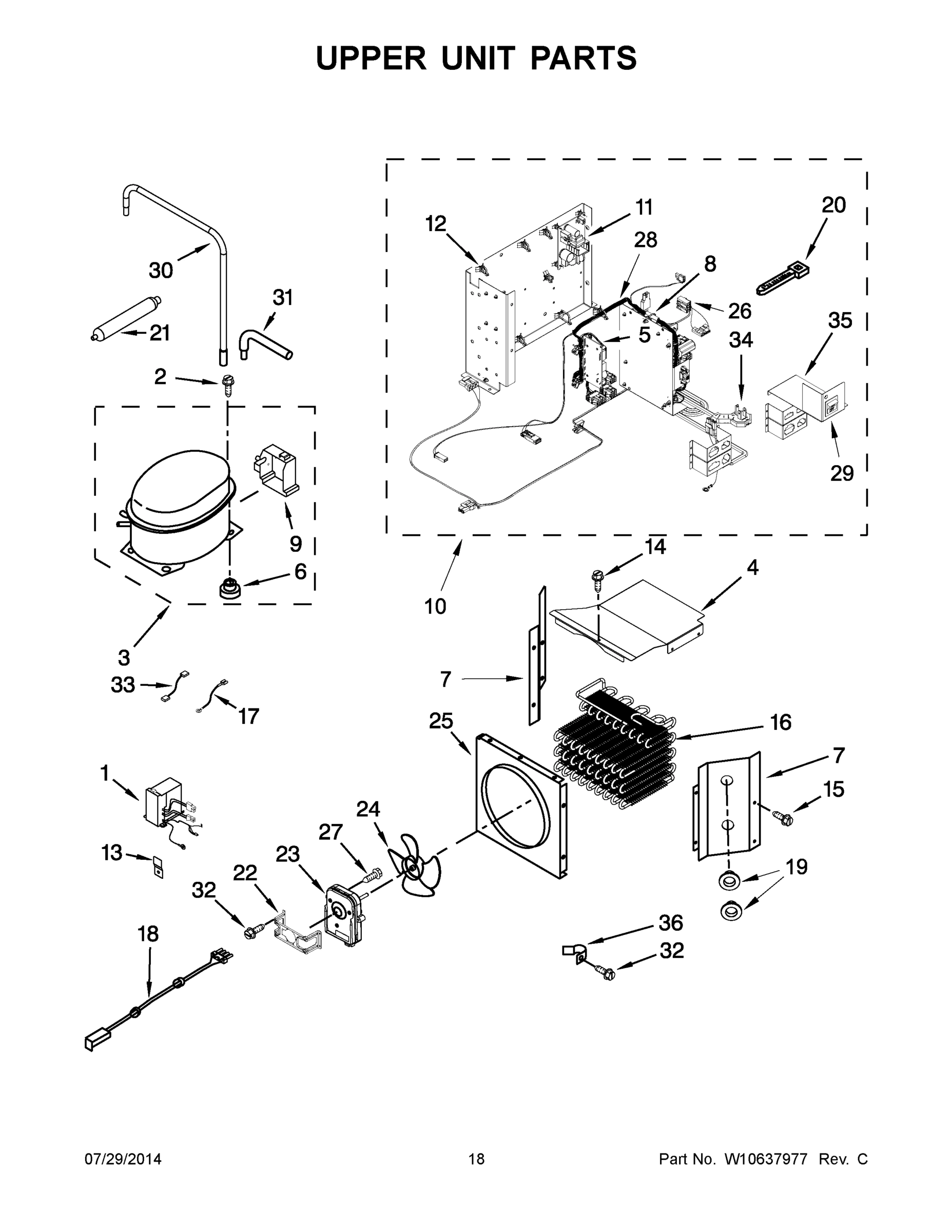 10 - UPPER UNIT PARTS