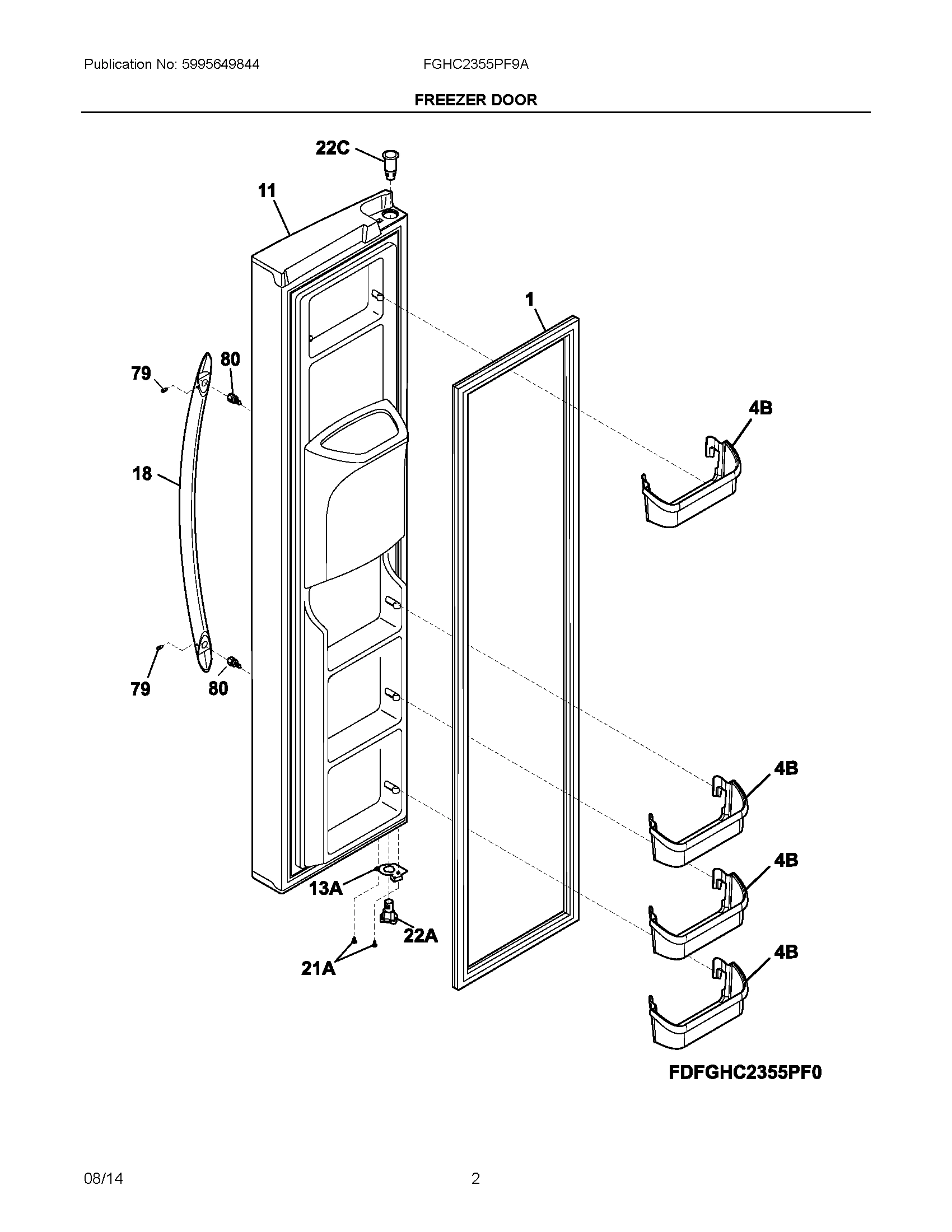 02 - FREEZER DOOR