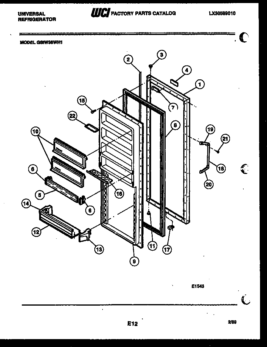 03 - REFRIGERATOR DOOR PARTS