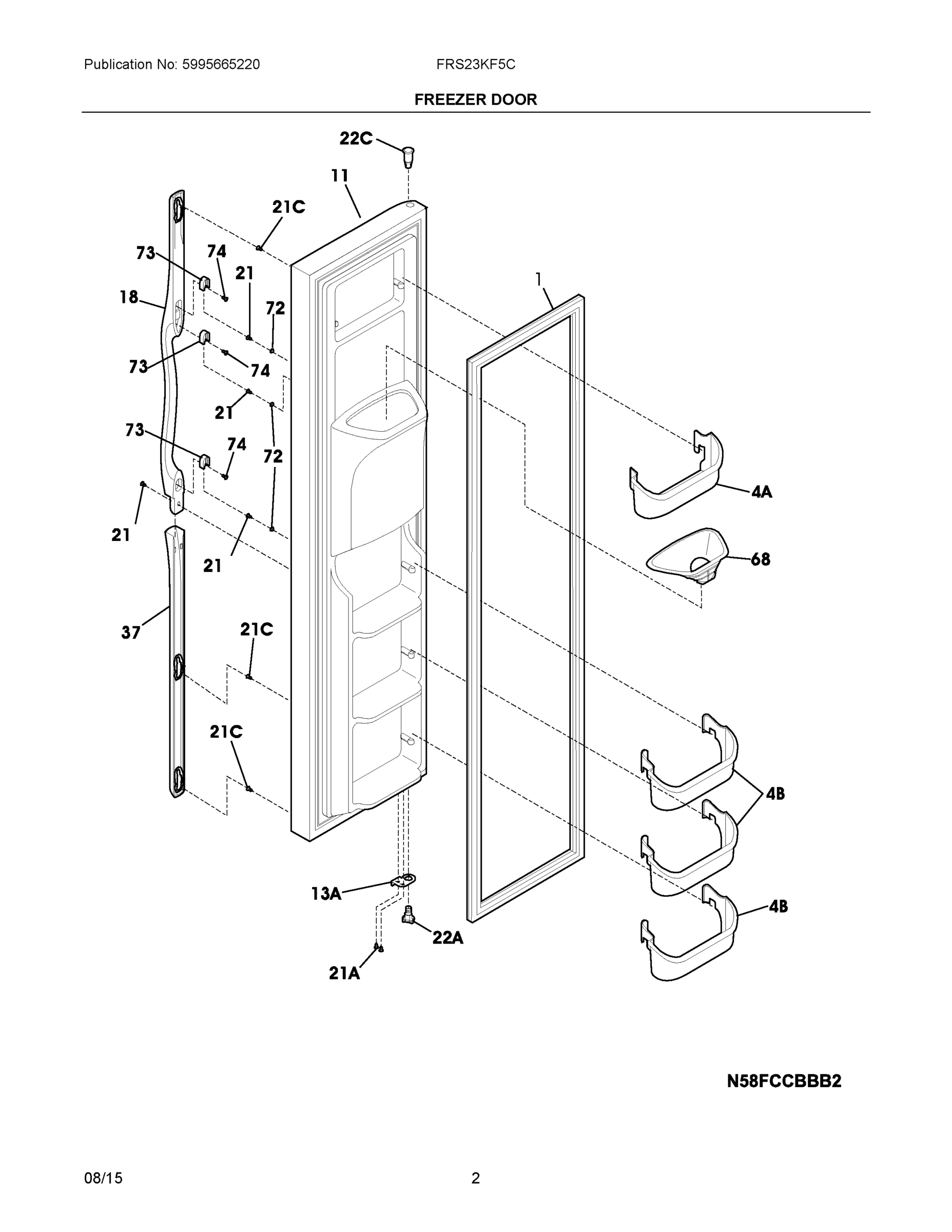 02 - FREEZER DOOR