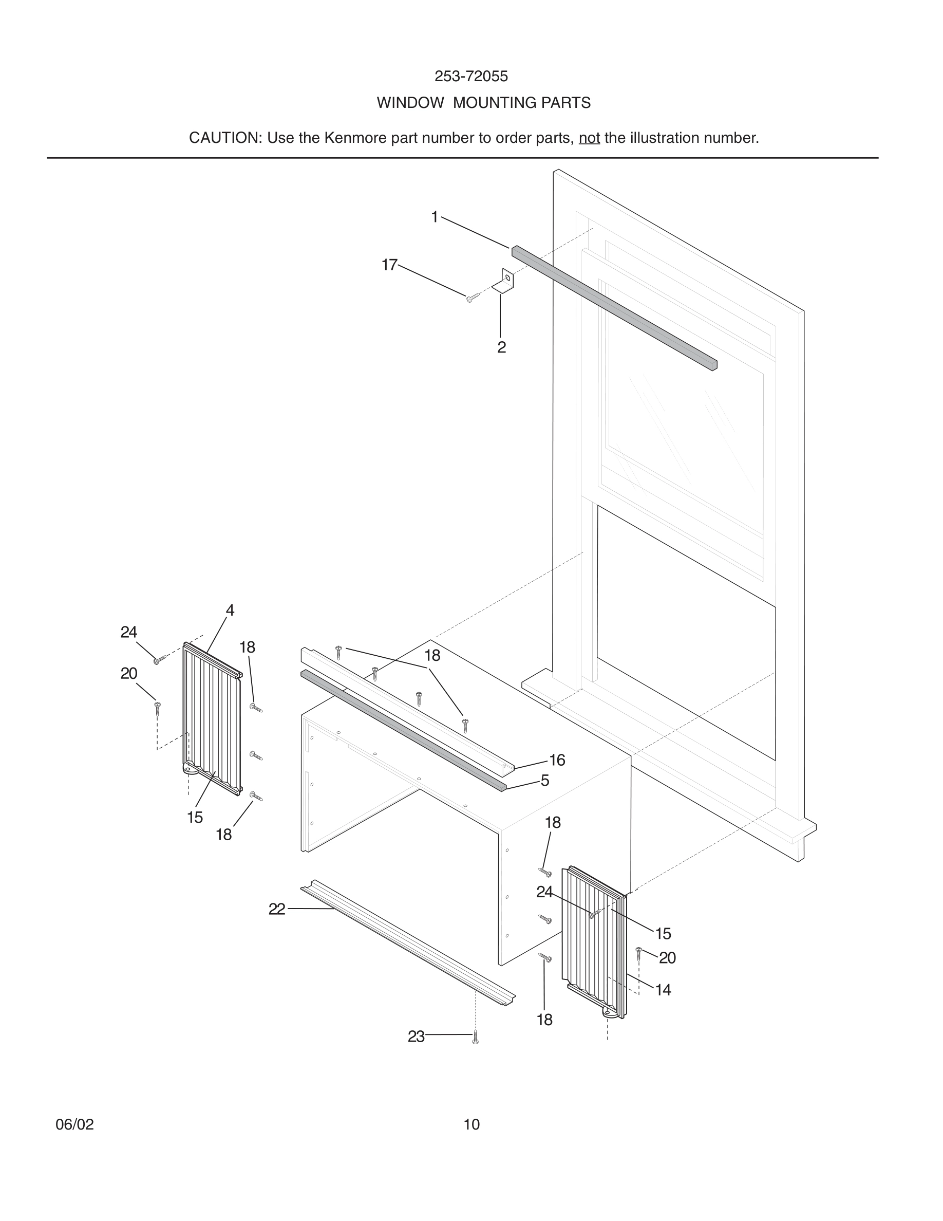 11 - WINDOW MOUNTING PARTS