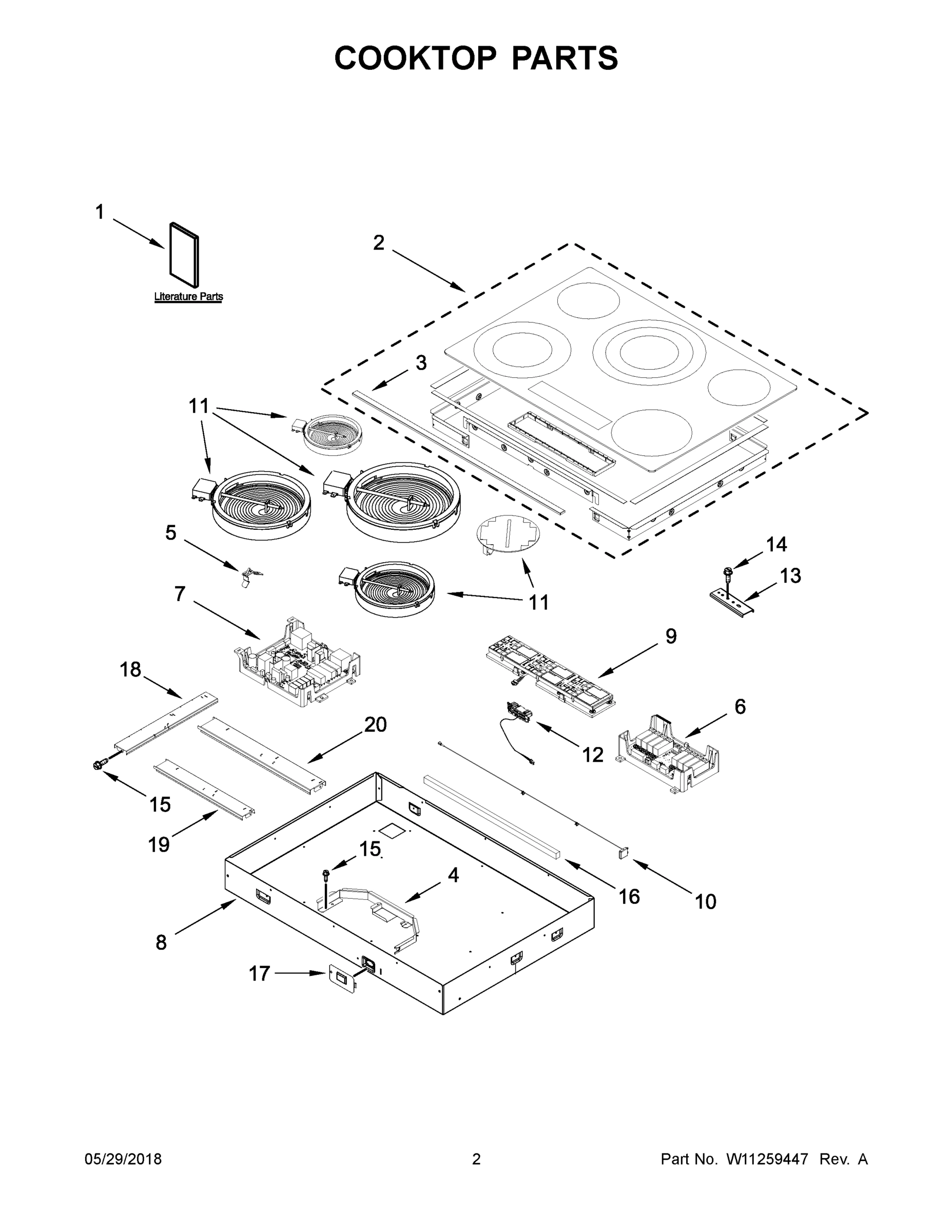 02 - COOKTOP PARTS