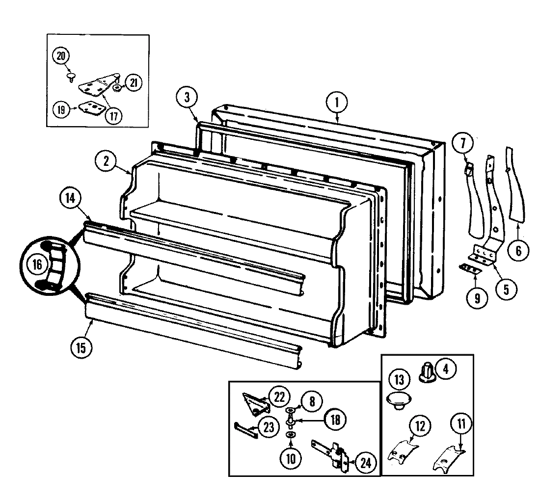 02 - FREEZER DOOR