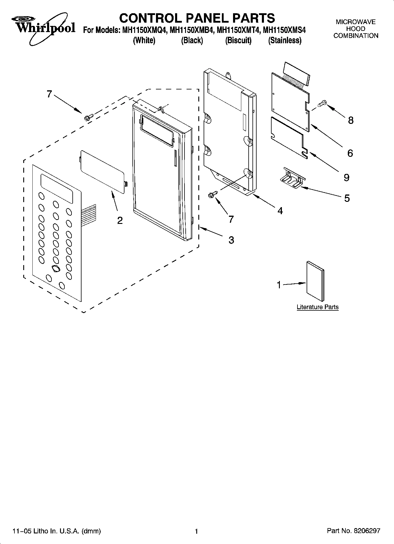 01 - CONTROL PANEL PARTS