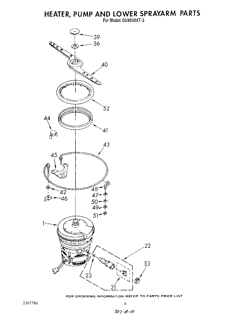 04 - HEATER, PUMP AND LOWER SPRAYARM