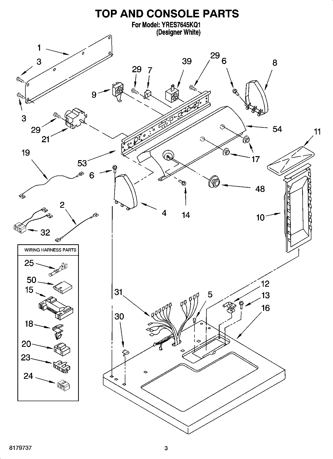 02 - TOP AND CONSOLE PARTS