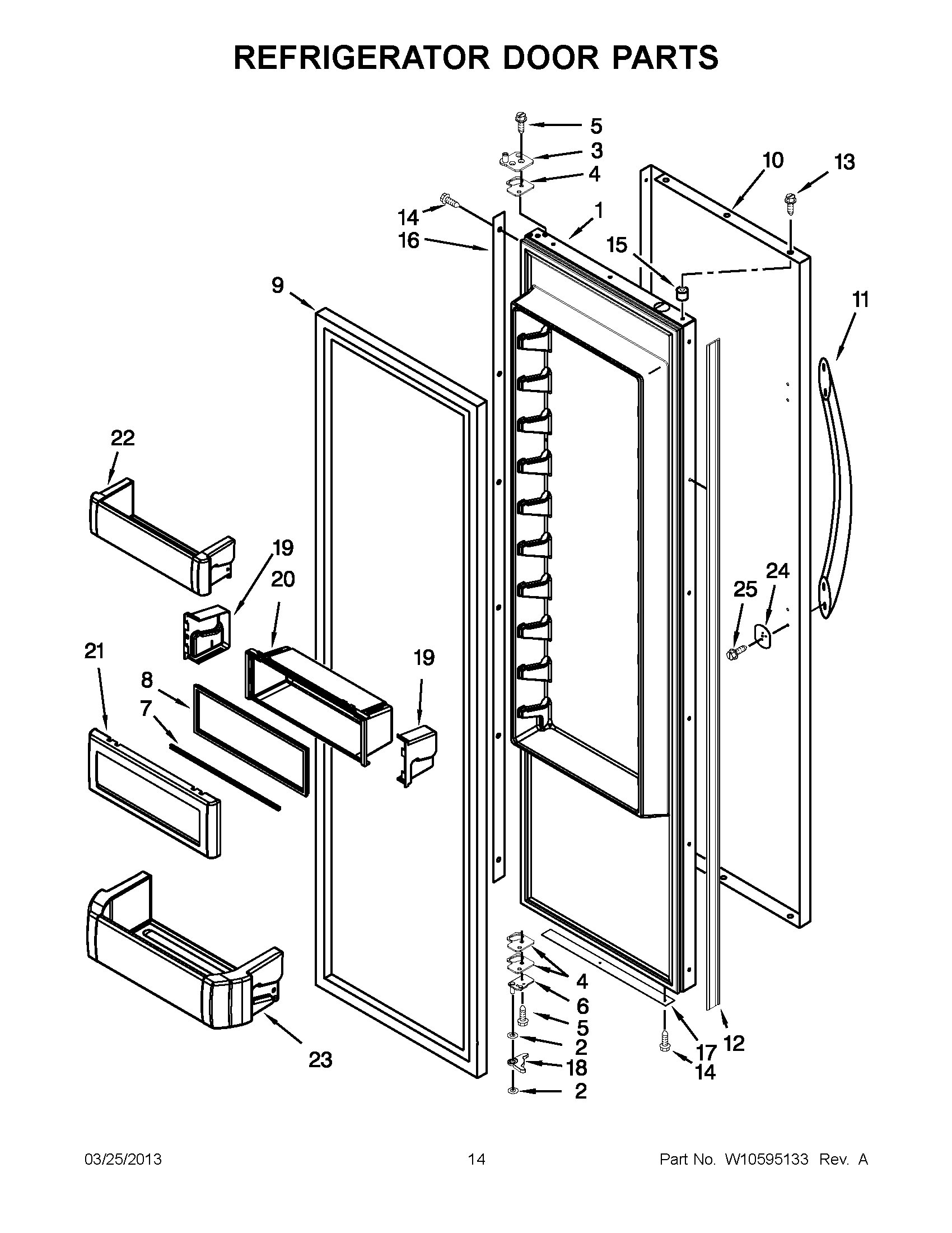 07 - REFRIGERATOR DOOR PARTS